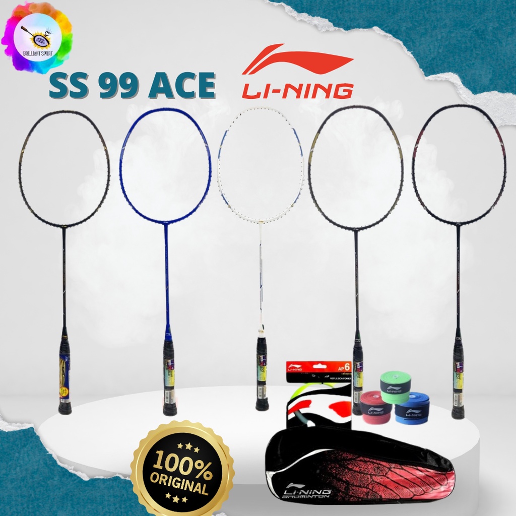 RAKET BADMINTON RAKET LINING SUPER SERIES SS 99 ACE ORIGINAL 100%
