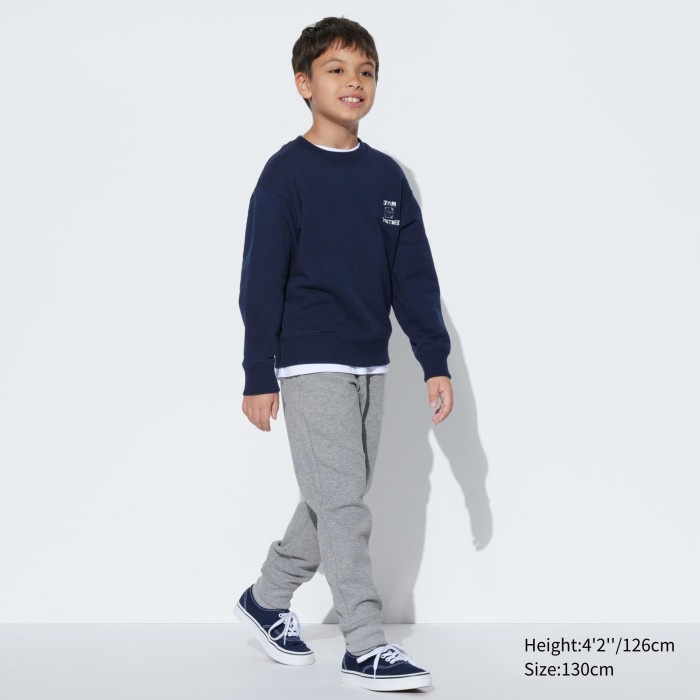 UNIQLO KIDS Celana Sweat Dry Ultra Stretch 465009 Anak - 03 GRAY