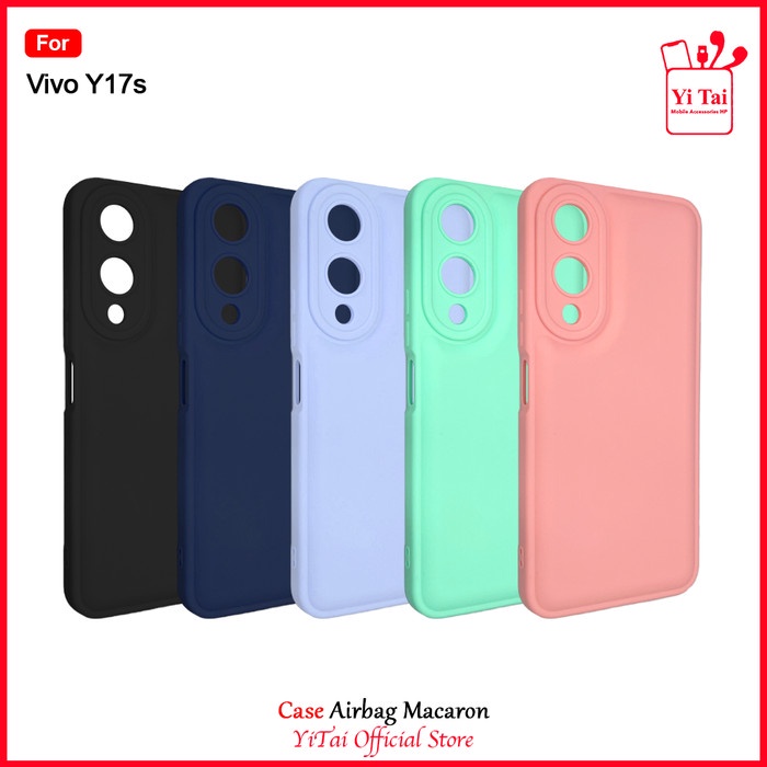 YI TAI - YC37 Case Airbag Macaron Vivo Y17S Yitai Indonesia