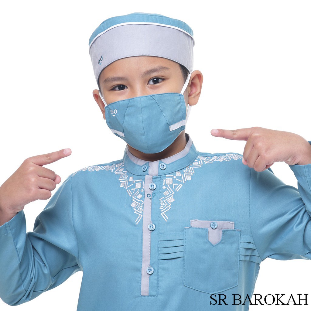 Rabbani - Setelan Jubah Koko Anak Muslim Bani Batuta Hafiz Fahar