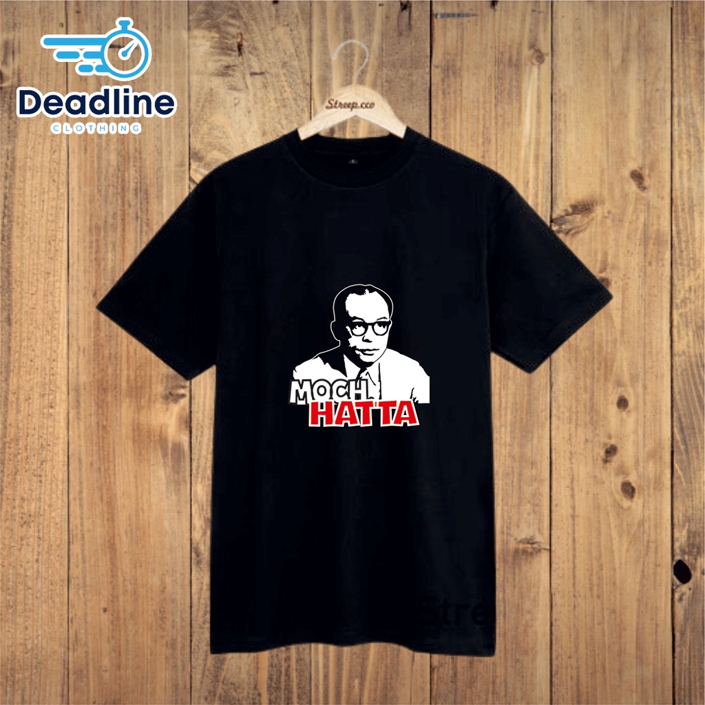 [MURAH] KAOS MOCH HATTA/KAOS TOKOH NASIONAL/KAOS DISTRO/KAOS 30S/KAOS MURAH