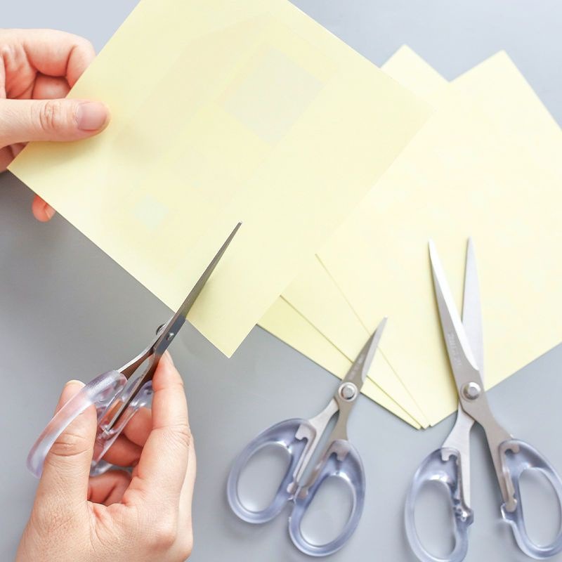 

Gunting kertas transparan/Gunting Kertas Aesthetic Transparan Scissors Scrapbook