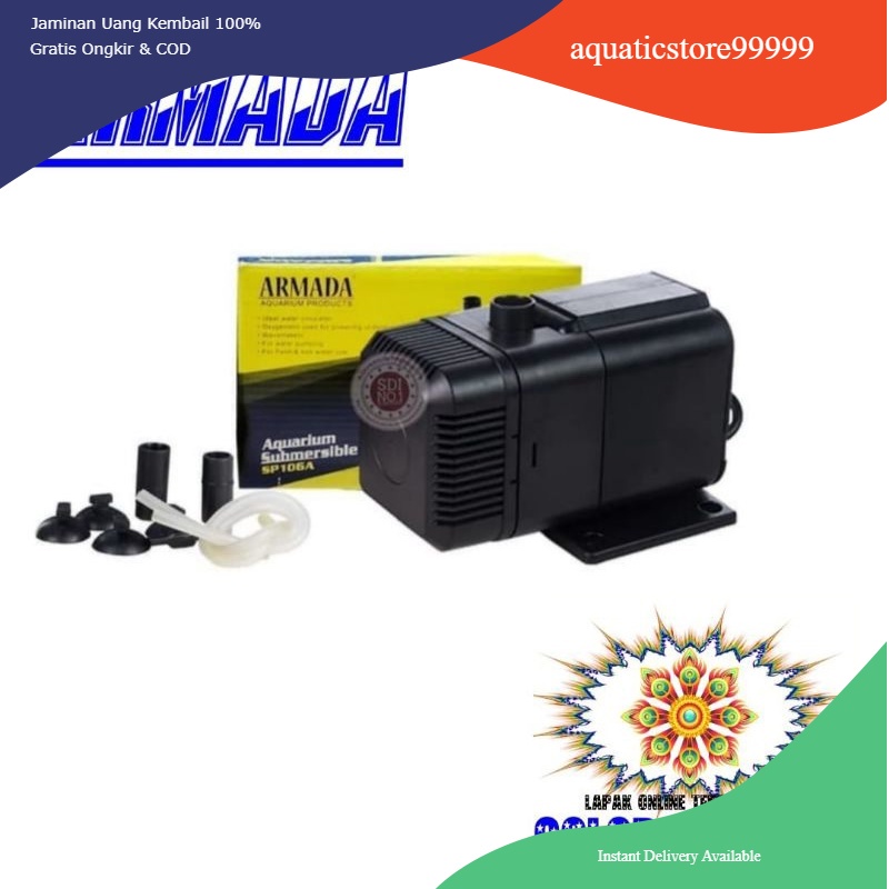 pompa celup air kolam ikan mesin celup kolam armada 106A