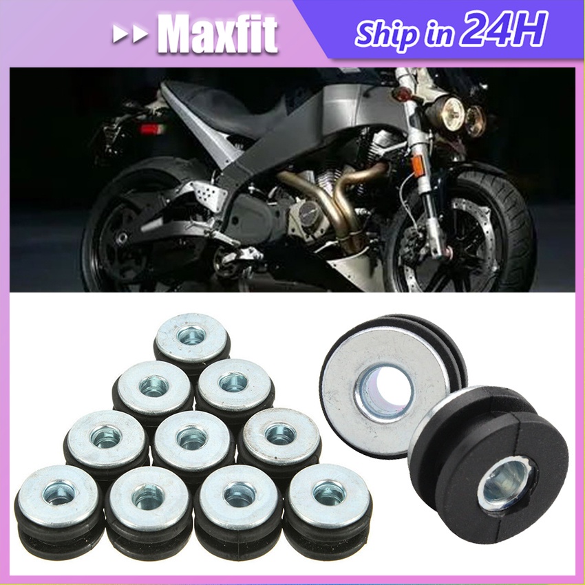 10Set KARET RING GROMMET KARET VISOR WINDSHIELD WINSIL YAMAHA NMAX KARET GANJAL BAUT TUTUP KNALPOT U