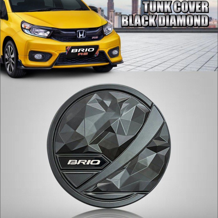 Tank cover hitam doff diamond All new Brio 2019-2021 Aksesoris mobil