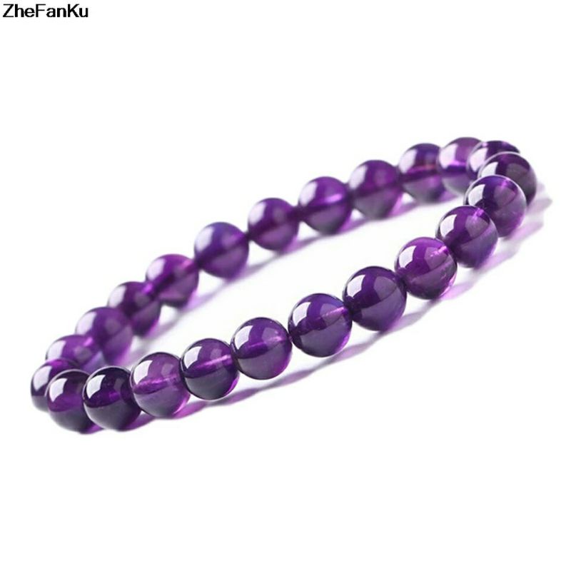 Gelang giok ungu / gelang pria / Gelang wanita / gelang batu