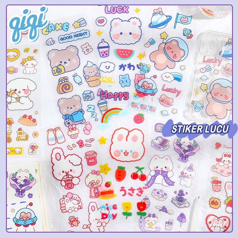 

Sticker Lucu/Sticker Momo Aesthetic Stiker Buku Diary Tumbr Botol Lucu/Stiker Motif Kartun Dekorasi Handbook - Qiqi Treasure