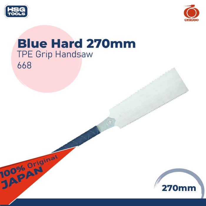 RAZORSAW 668 GERGAJI KAYU JEPANG BLUE HARD 270MM TPE HANDSAW RYOBA