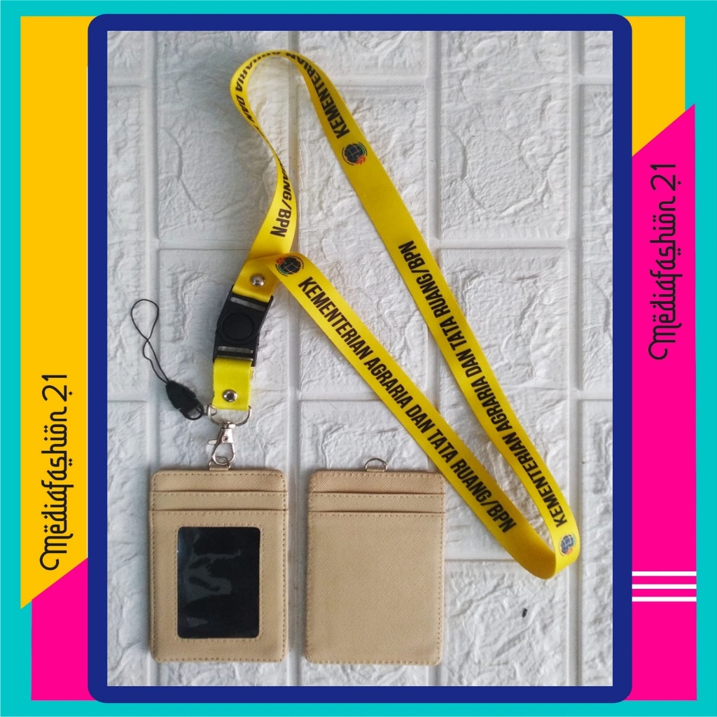

Lanyard Tali Gantungan ID Card BPN/KEMENTERIAN ATR Free Strap Gantungan HP/Flashdisk