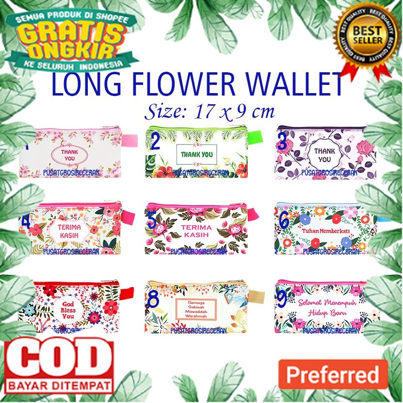CUSTOM DOMPET PANJANG Wanita Souvenir Baby Ulang Tahun Lebaran Imlek Natal Wedding Terima Kasih Duka