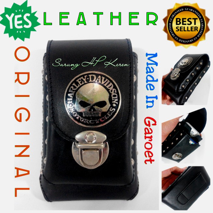 Sarung Dompet Hp Pria Keren Kulit Asli Hd Dobel terbaru 2016 DK-26