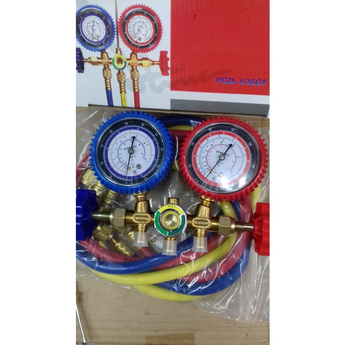 Testing Manifold R410/R32 mrek Starmec analizer