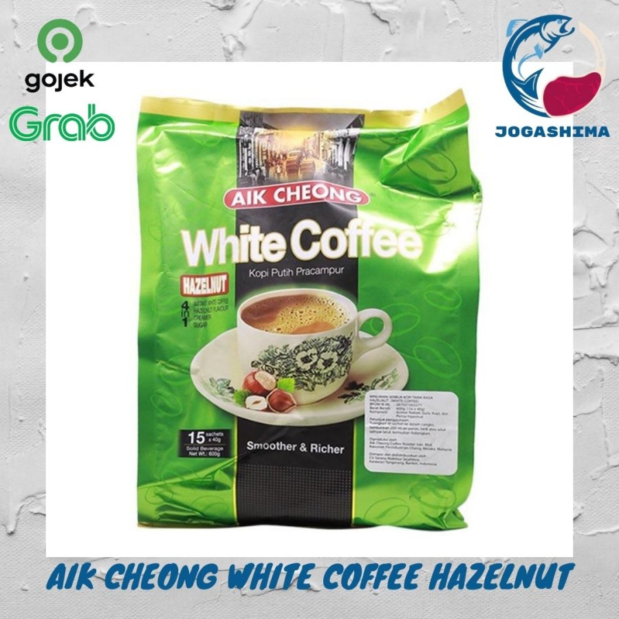 

COD Aik cheong White coffee Hazelnut/ Aik cheong white coffee 4in1 600grm