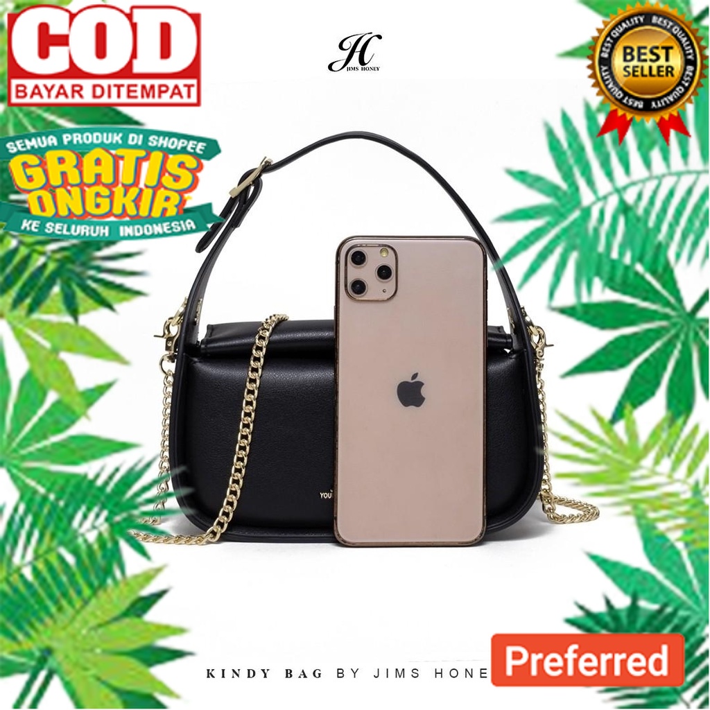 Jims Honey Kindy Mini Bag Tas Selempang Wanita Slingbag Kekinian Murah JH// HAND BAG / TAS TANGAN MU