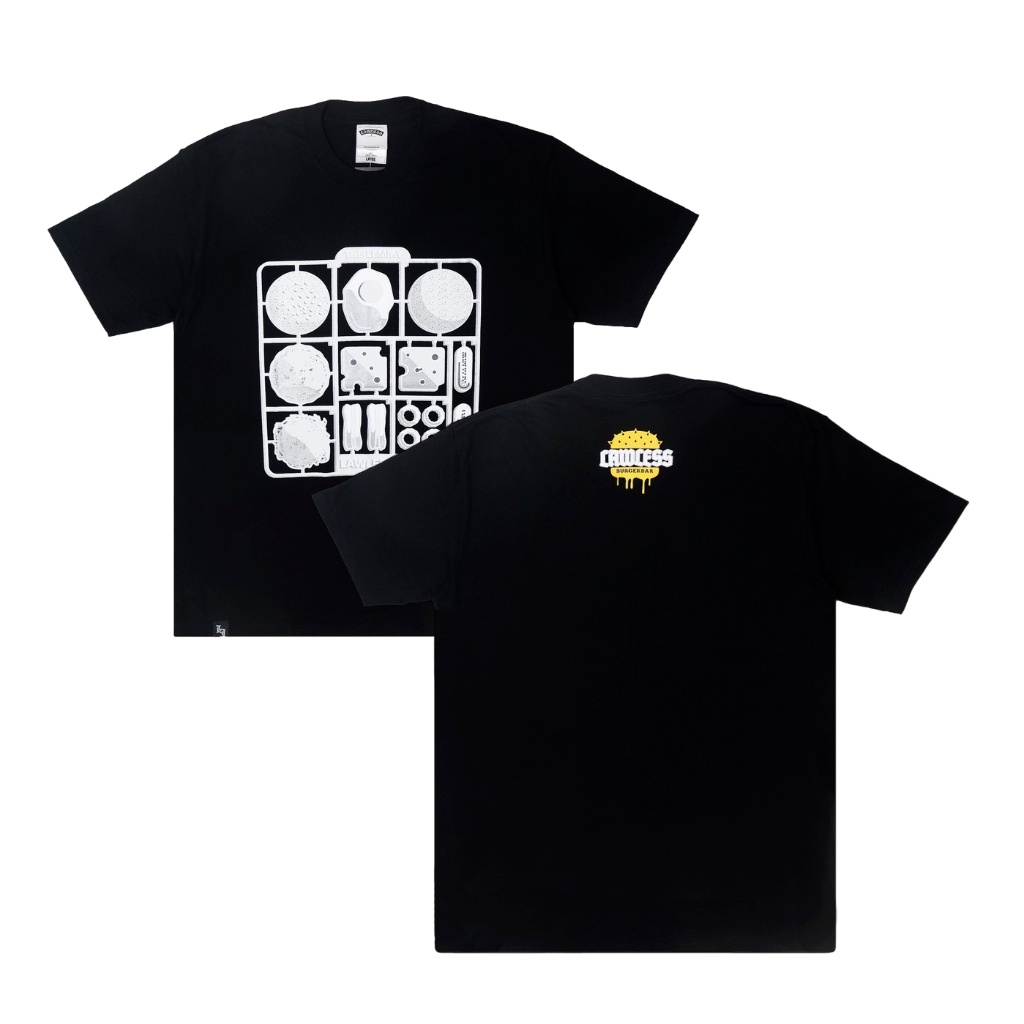 【COD】Lawless - Burger Kit Tshirt - Black/ OKE T-Shirt
