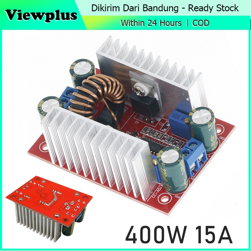 400W High Power Modul DC-DC Step Up Boost Converter 15A 400W CC-CV Boost Converter Step Up Boost Con