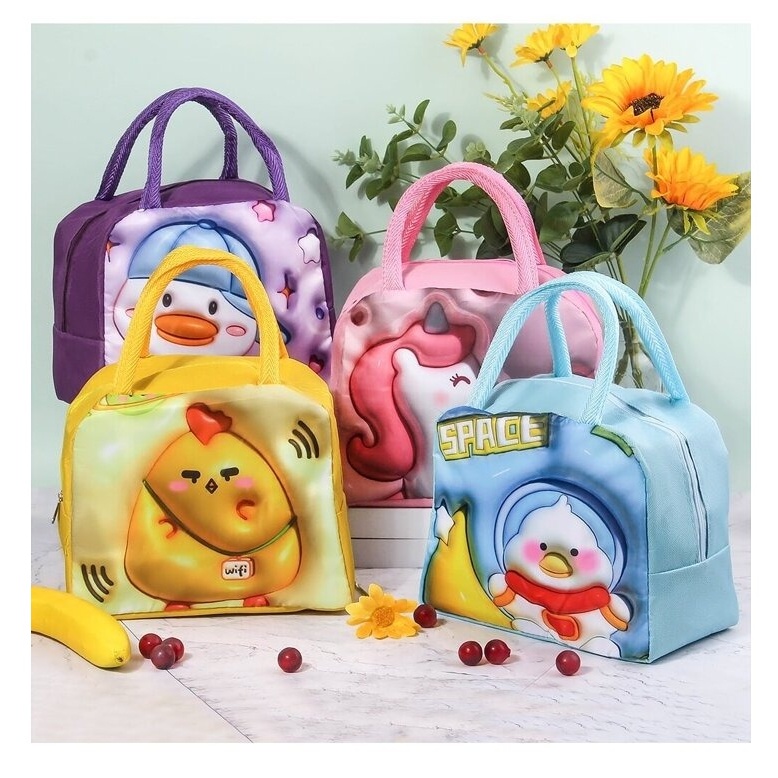 Tas Bekal Anak / Lunch Bag Kotak Bekal Sekolah Kantor / Tas Tempat Makan / Tas Bekal Anak