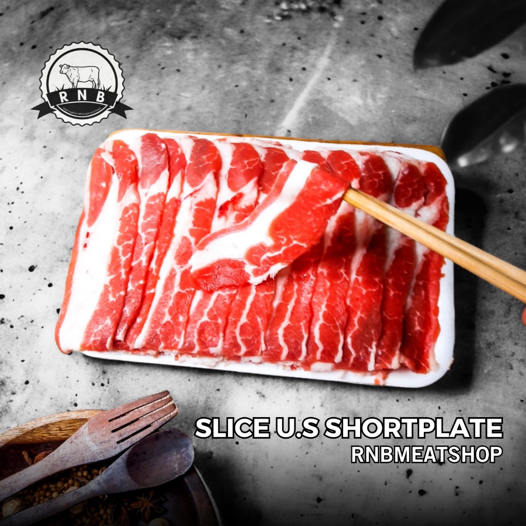 

COD DAGING SAPI SLICE U.S / SHORTPLATE / US BEEF SLICE 500 GRAM - BEST CHOICE!