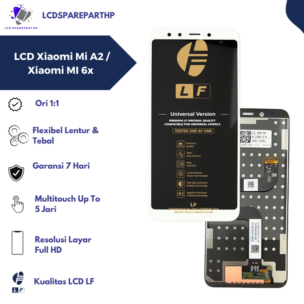 LCD Xiaomi Mi A2 / Mi 6X Fullset Touchscreen