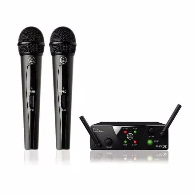Mic Wireless AKG WMS40 Pro MiNi 2 Small Microphone Akg Wms 40 Pro