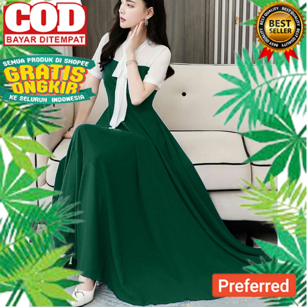 JYACOLECTION-DRESS CASUAL-DRESS PANJANG-DRESS NATAL TERBARU-DRESS WANITA TERBARU-CASUAL DRESS-GAUN P
