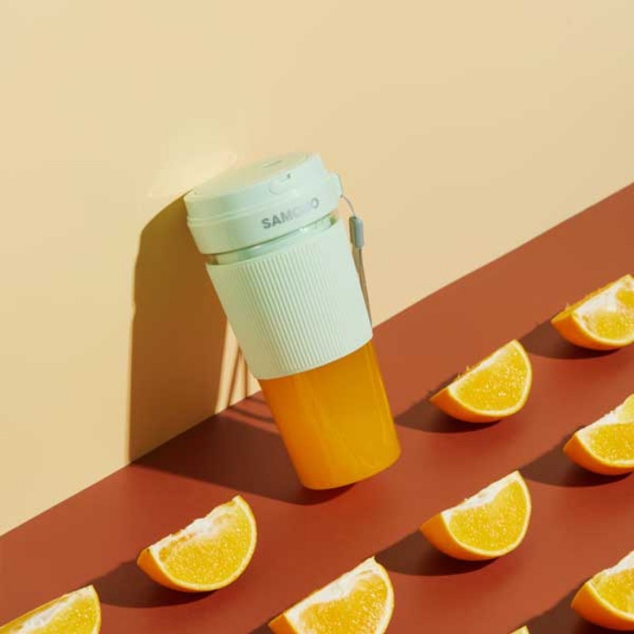 Juicer Portable USB Mini Tumbler Juice Blender Jus Buah SAMONO Juser - Ungu