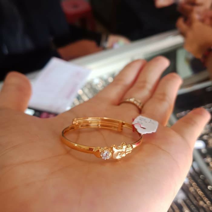 Kado Hadiah Gelang Anak Bayi Emas Asli Gelang Anak Karakter Gelang Anak Newborn Gelang Emas Untuk An
