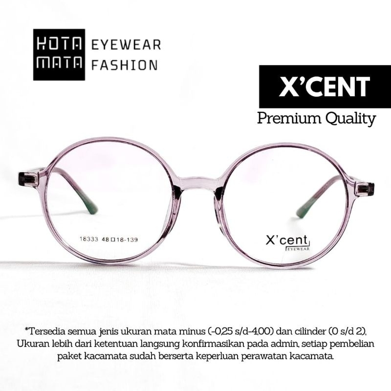 Frame Kacamata Xcent original Premium