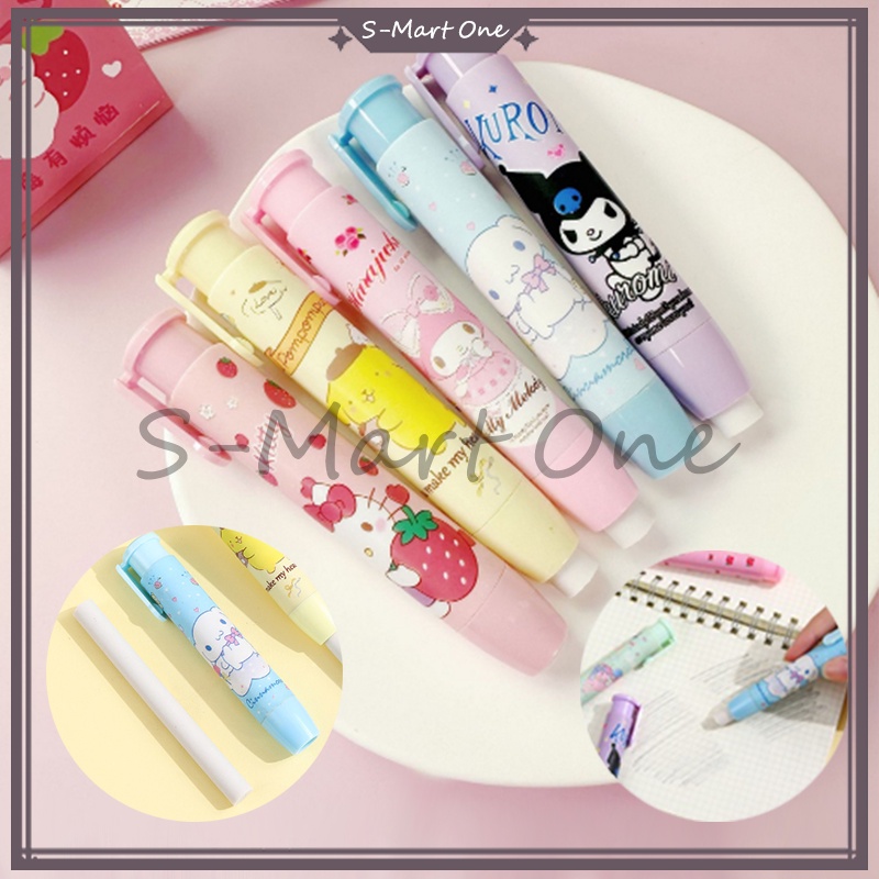 

Mechanical Eraser / Penghapus Bentuk Lipstick /Penghapus Bentuk Lipstick Karakter Lucu /Penghapus Mekanik Kartun Lucu