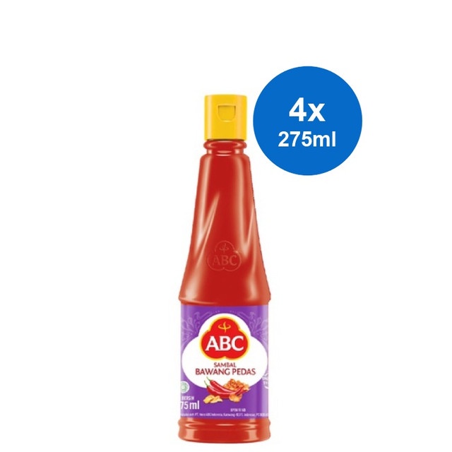 

ABC Sambal Bawang Pedas 275 mL x 4