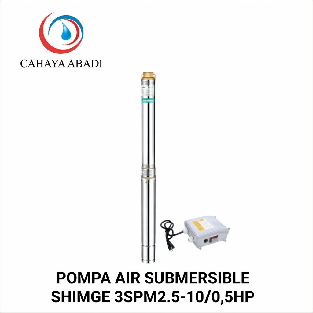 POMPA AIR SUBMERSIBLE - SHIMGE 3SPM2.5-10/0.5HP - 220 V