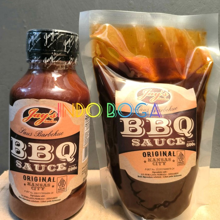 

jay's kitchen barbeque sauce original 500 gram / jays saus barbeque