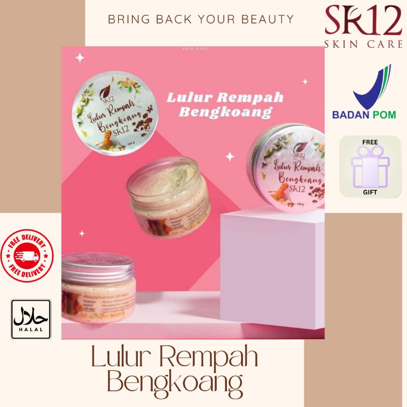LULUR REMPAH BENGKOANG  SR12 / LULUR TUBUH / PELEMBAB TUBUH / PEMUTIH BADAN BPOM / PENCERAH KULIT / 