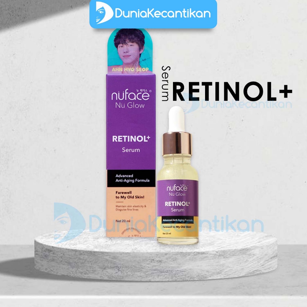 New Product Nuface Nu Glow Retinol+ Serum Wajah Anti Kerutan Serum Retinol Nuface