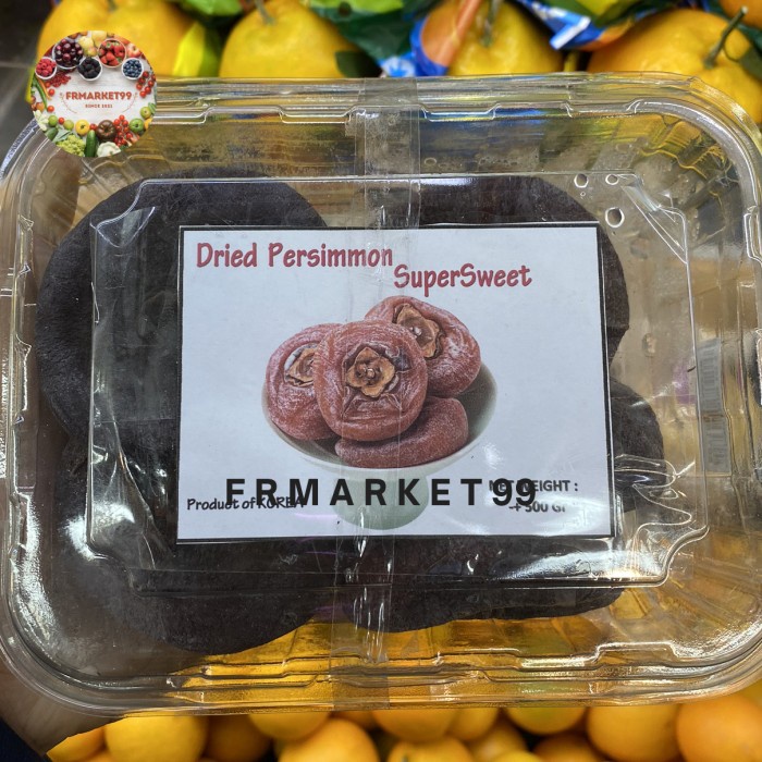 

Buah Persimon Kering Korea / Dried Persimmon / Manisan Buah Persimon