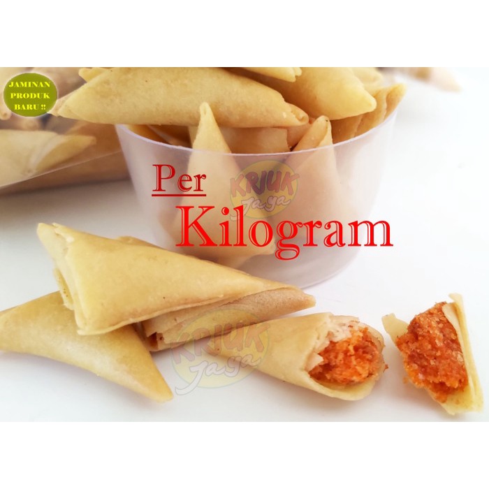 

FLASH SALE - PROMO SPESIAL Samosa Abon Ayam Spesial ( Kiloan / Curah )