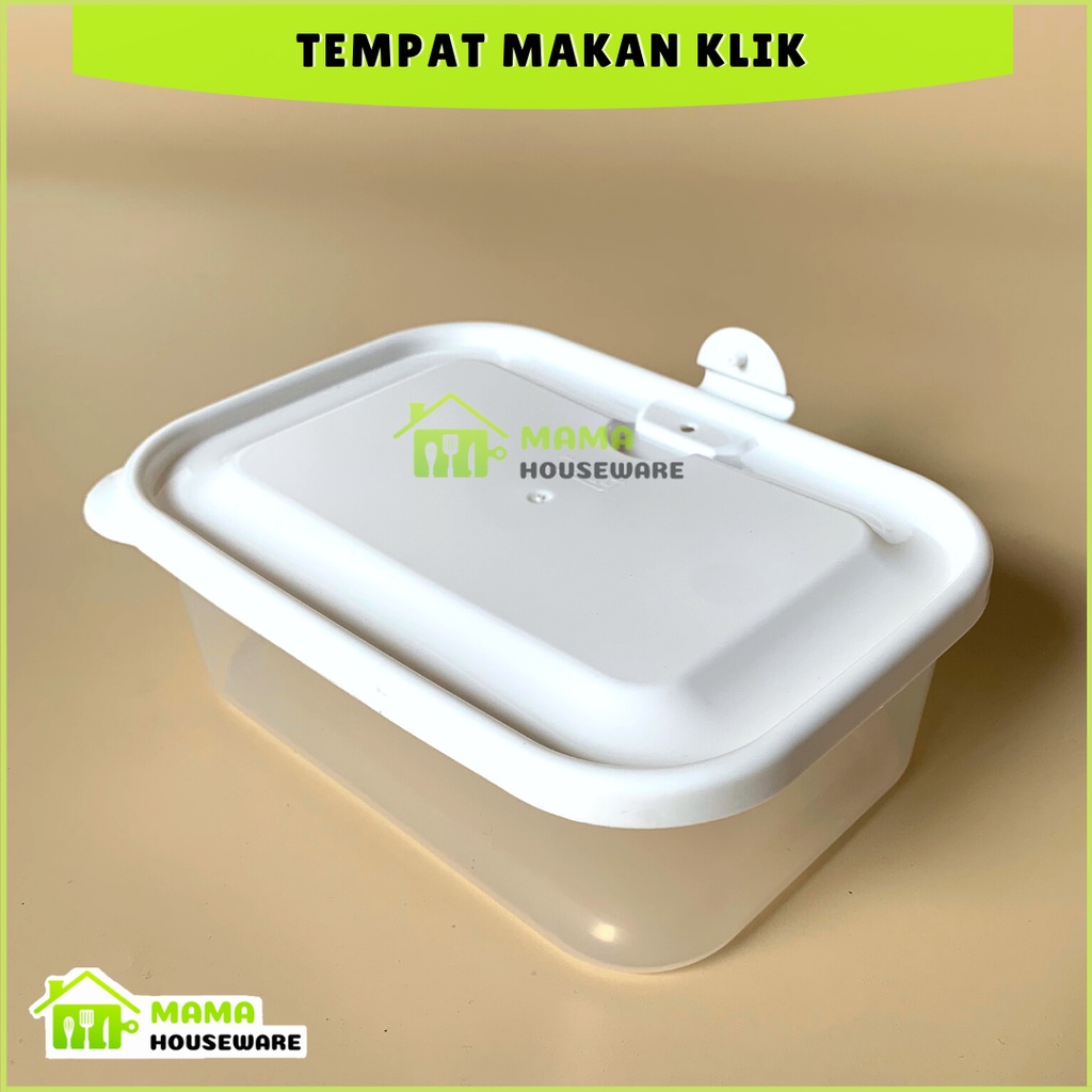 Tempat Makan Klik ZLG / Misting Lunch Box Tepak Plastik / Kotak Bekal Makanan