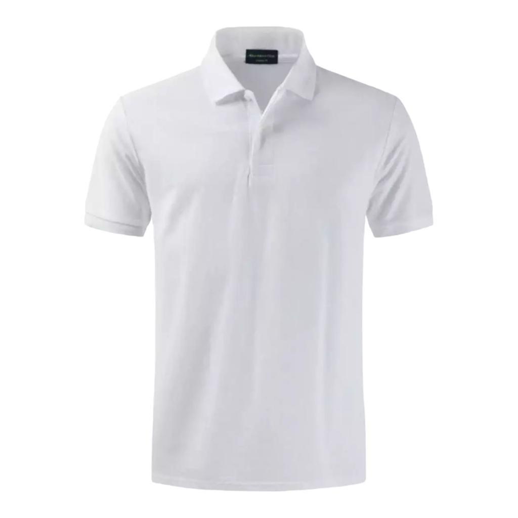 [PROMO COD BELI 2 GRATIS 1] Kaos polos - Polo Putih polo shirt pria | kaos kerah pria polo shirt lengan pendek | atasan baju kaos seragam polos grosir FLASH SALE