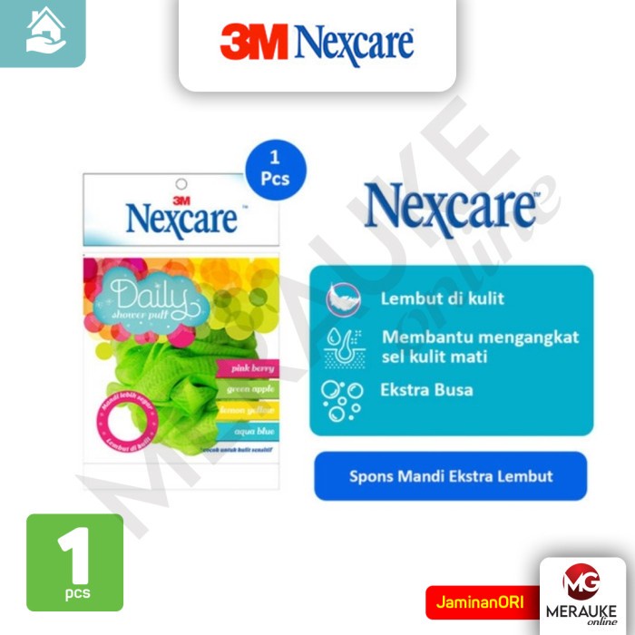 3M Nexcare Spons Mandi Daily Shower Puff NS-01