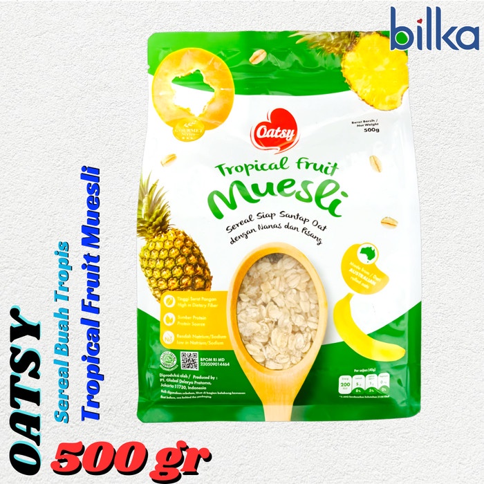 

OATSY Tropical Fruit Muesli Sereal Instan 500gr