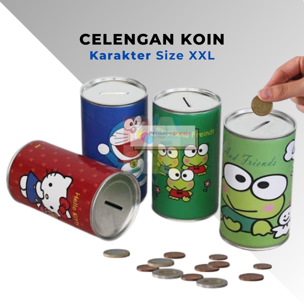 Celengan Jumbo Anak Perempuan Karakter Lucu Besar