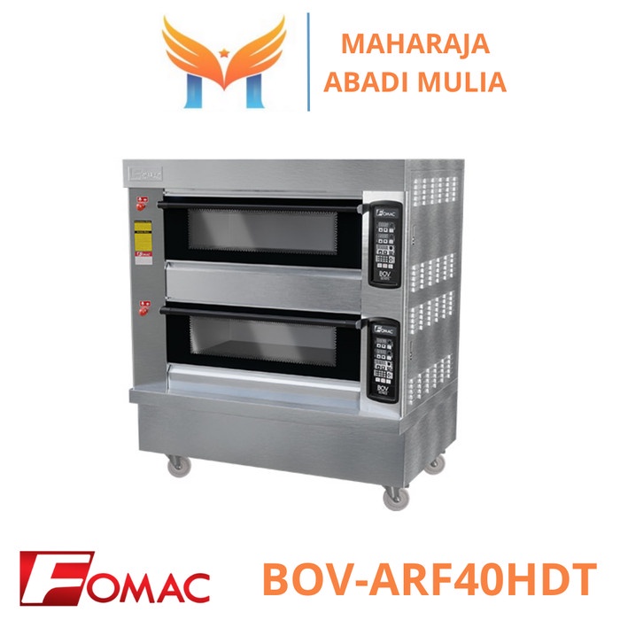 Oven Gas Digital Fomac BOV-ARF40HDT Oven Gas Digital 2 Deck 4 Tray