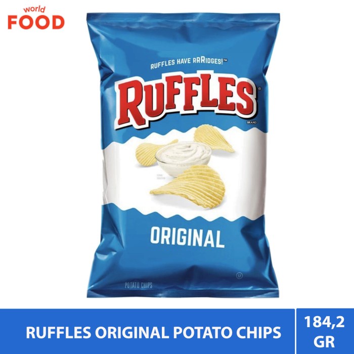

[SUKSES] TERLARIS RUFFLES ORIGINAL POTATO CHIPS