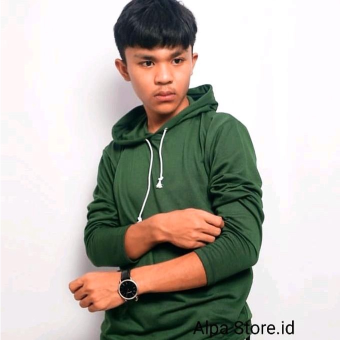 GUMANTI STORE.ID /  Hoodie Kupluk Lengan panjang POLOS / kaos hoodie pria Distro Ori / kaos hoodie p