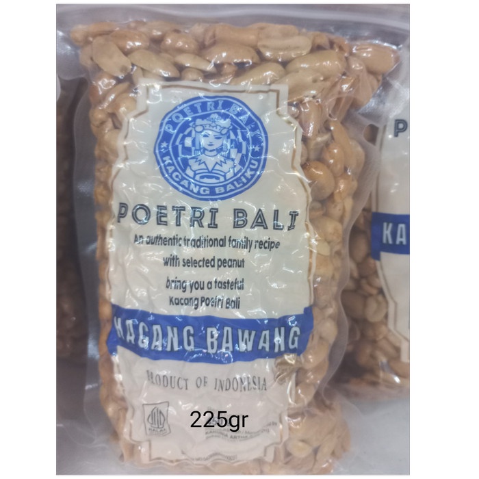 

Poetri Bali Kacang Bali rasa Bawang 225gr - Putri Bali Kacang Bawang