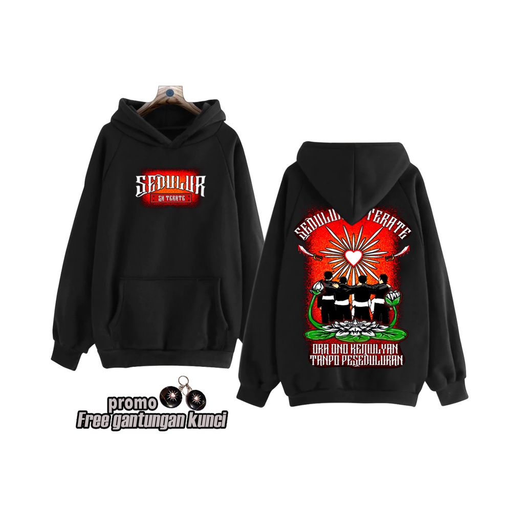 hoodie sweter sedulur sh terate a109 / JAKET HOODIE terate /  SWEATER PSHT MURAH / JAKET PENCAK SILA