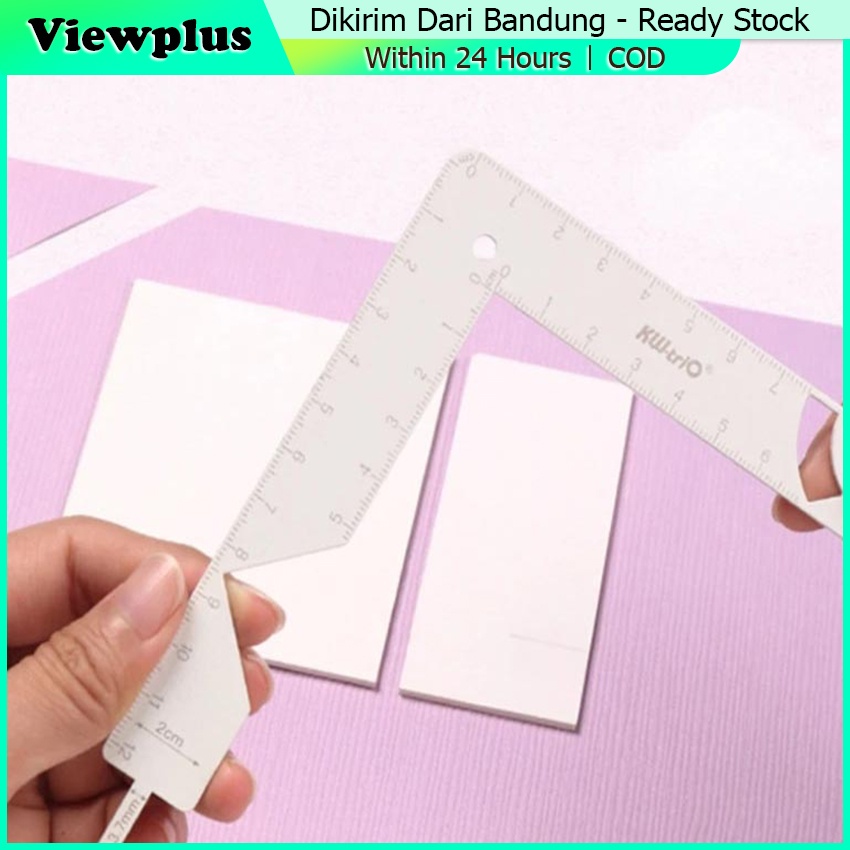 

Penggaris Multifungsi Potong Kertas Ruler Paper DIY Craft / Penggaris Siku Multifungsi DIY Craft Kertas Scoring Ruler 90 Derajat / DIY Craft Photo Scrapbook Paperbook Artbook Carton Art