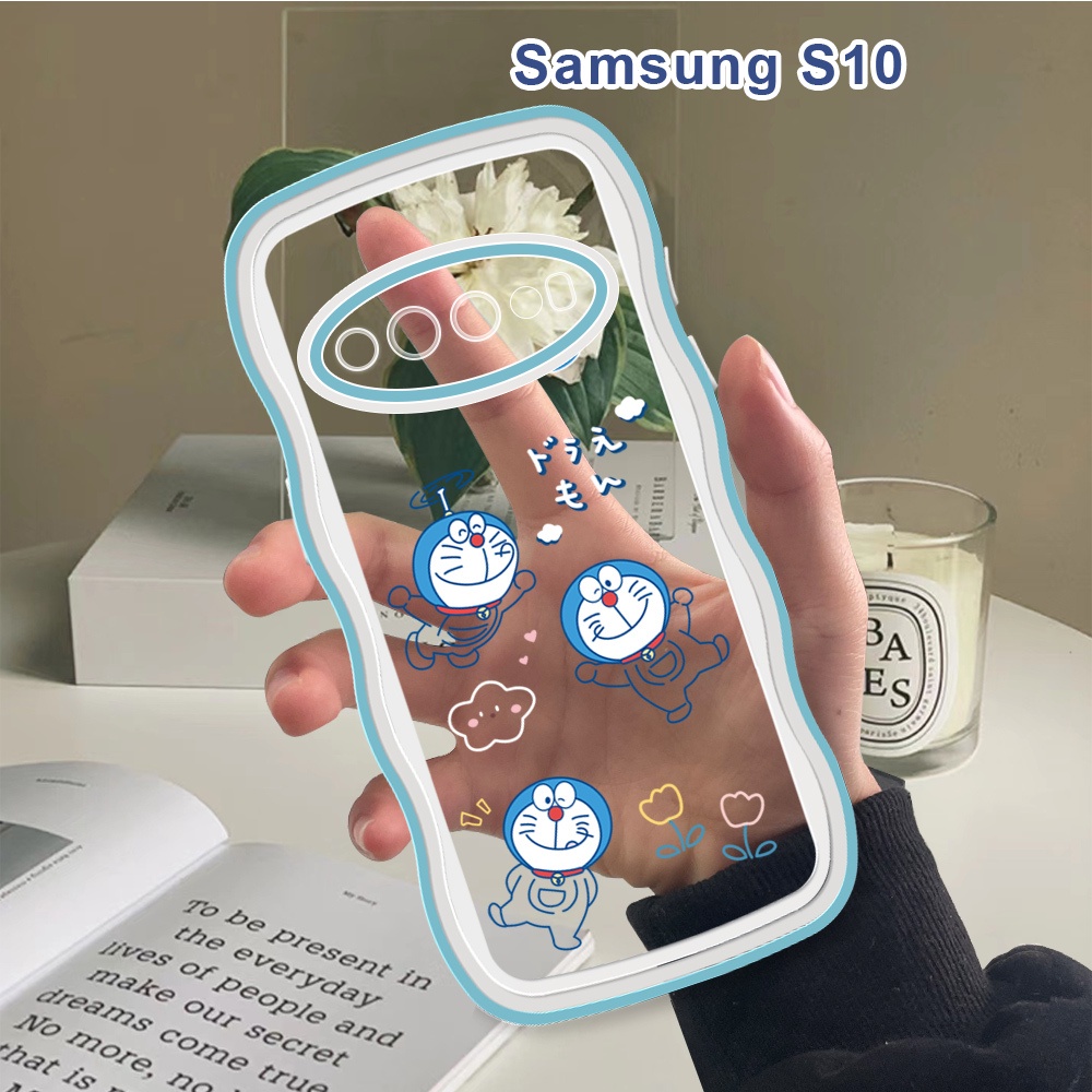 Casing Untuk Samsung Galaxy S22 Plus S22 Ultra S22 5G Soft Case Cartoon Doraemon Shockproof Ponsel C