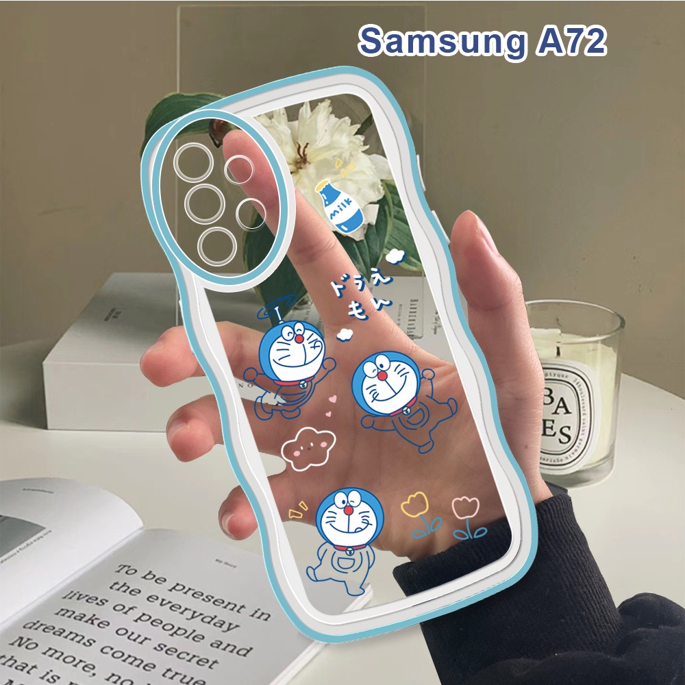 Casing Untuk Samsung Galaxy A72 A52 A52S A32 A22 A12 4G 5G Soft Case Cartoon Doraemon Shockproof Pon