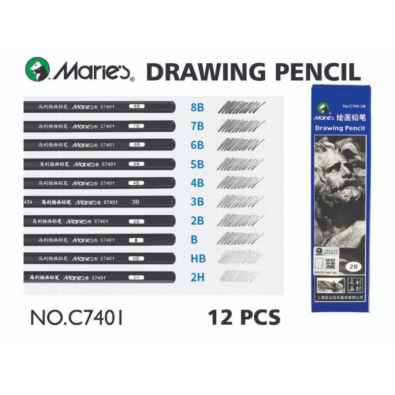 

Maries Drawing Pencil C7401 - Pensil Grafit